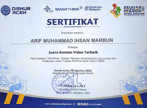 Pioneer Student Award