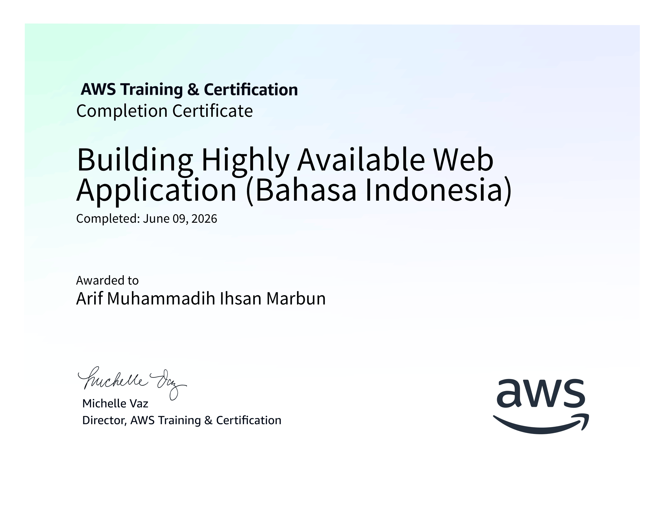 Amazon Web Services (AWS) Certification