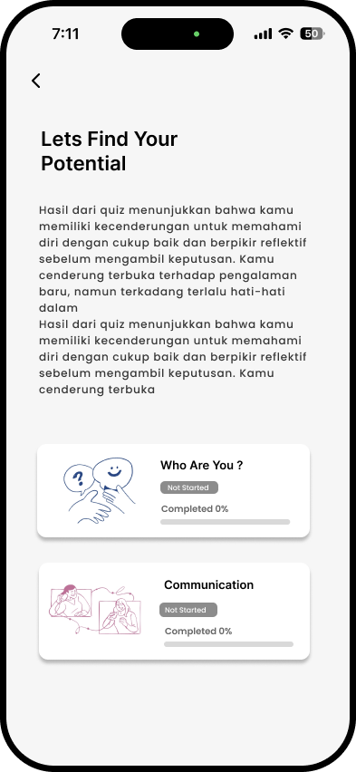 Barier - Aplikasi Memetakan bakat dan minat screenshot 11