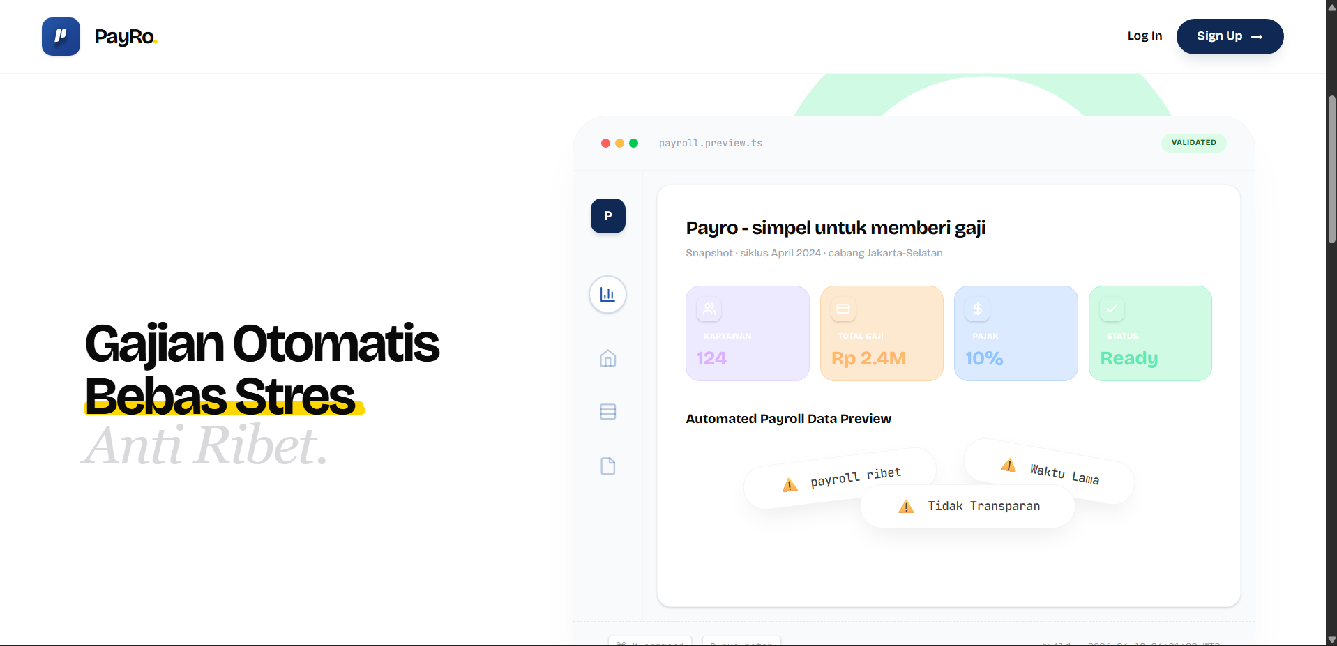 Payro (web) - Aplikasi HRIS & Payroll screenshot 2