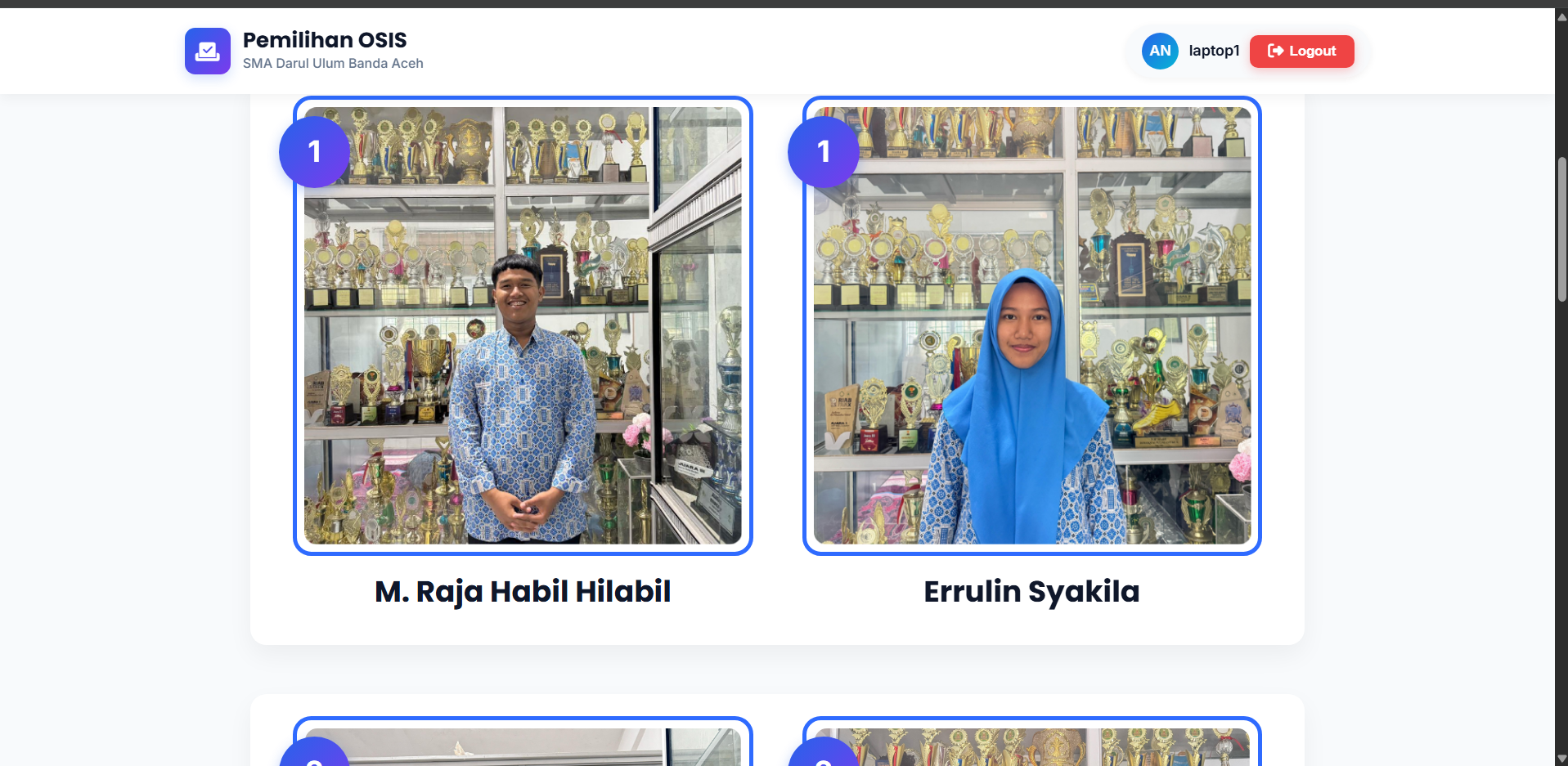 Sistem Voting OSIS Realtime screenshot 5