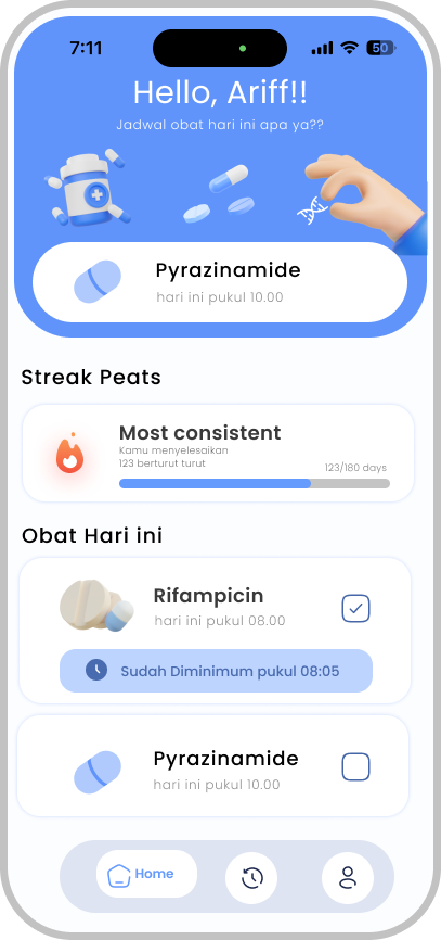 tbChecker - Aplikasi Reminder TBC screenshot 3
